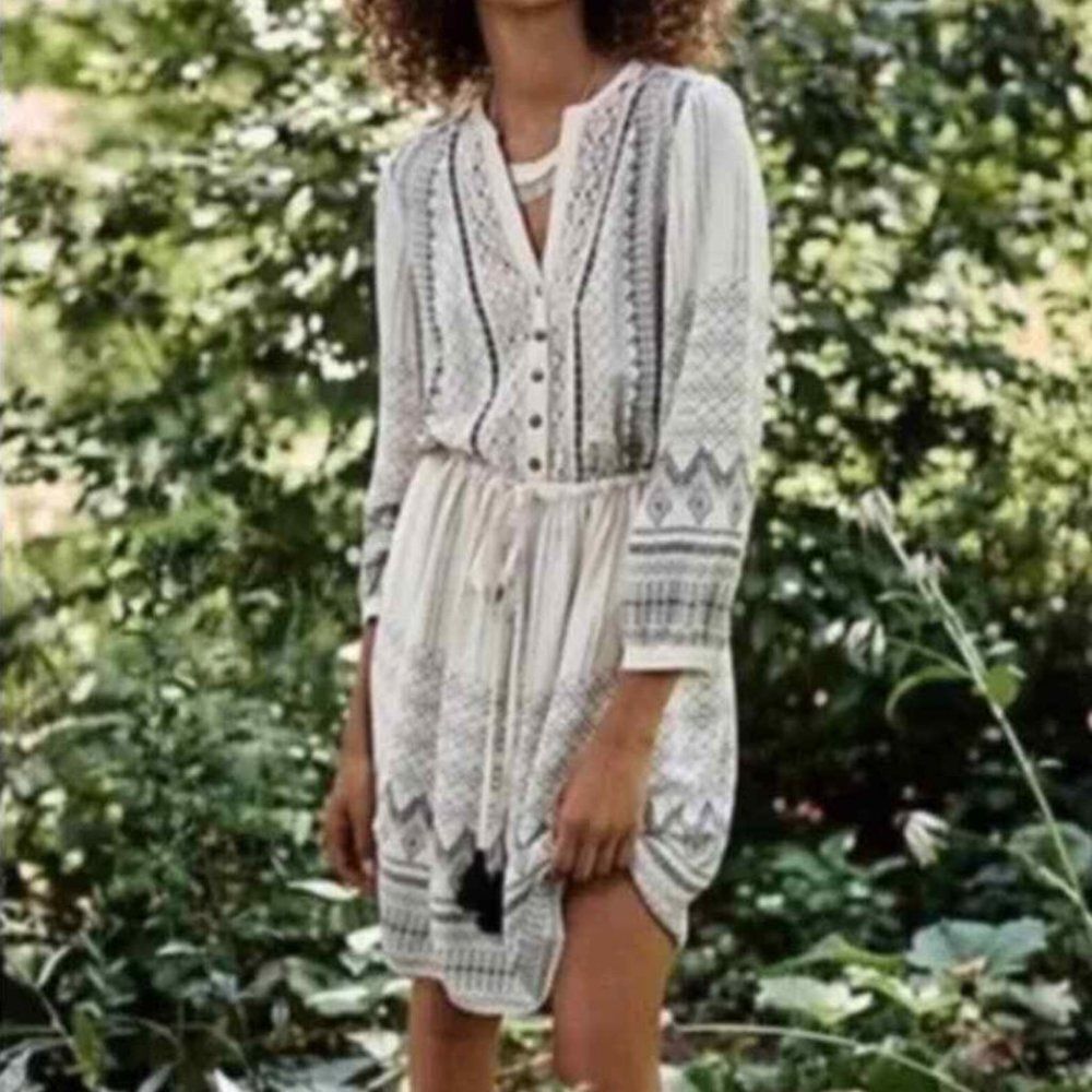 Anthropologie Floreat Perrie Lace Tunic Dress size 2